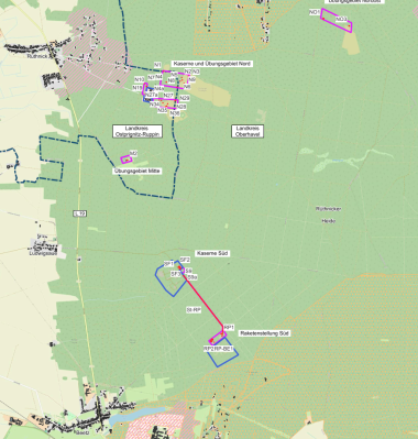 zu sehen ist die Rüthnicker Heide mit dem betroffenen Gebiet